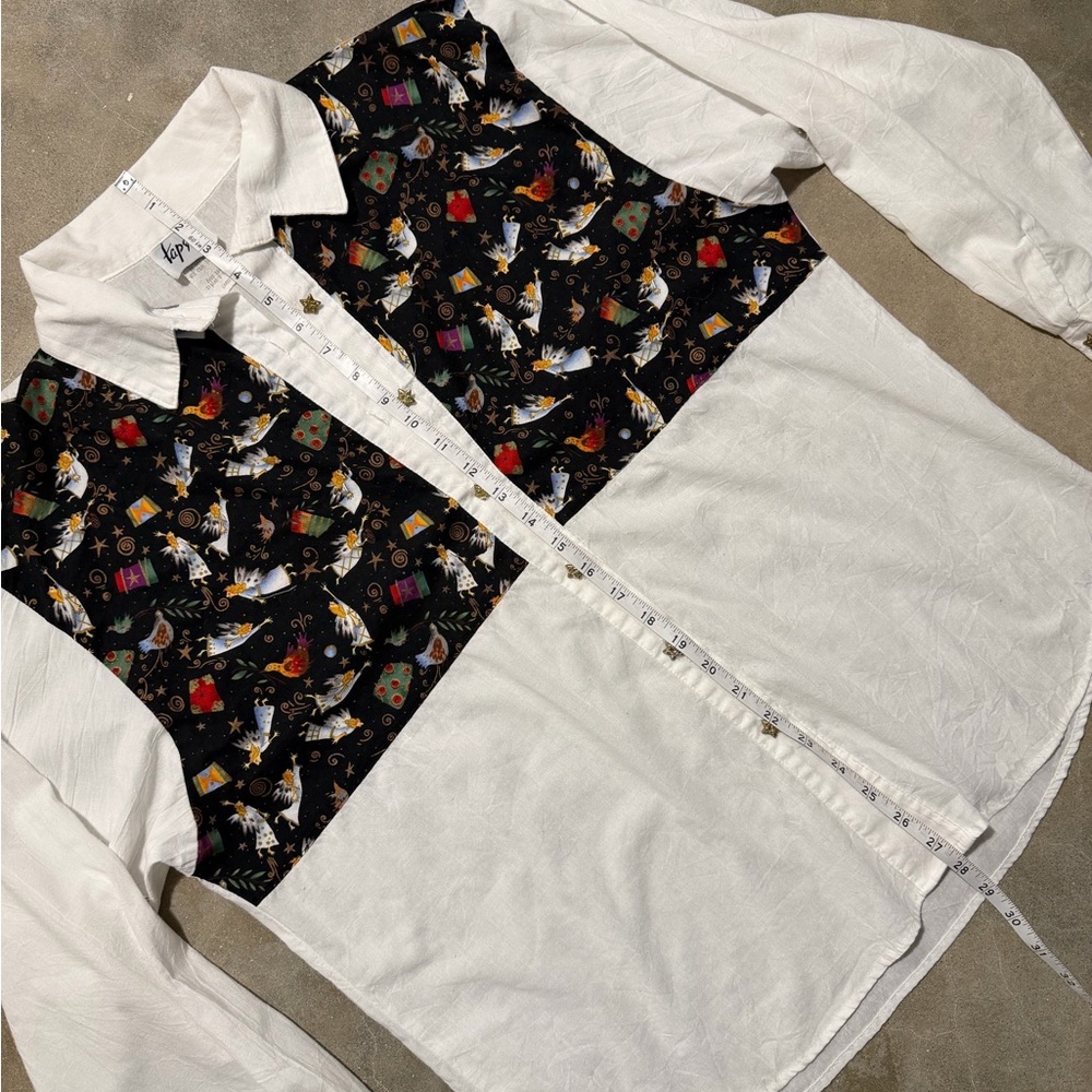 Vintage Christmas Angels Blouse - Picture 5 of 8
